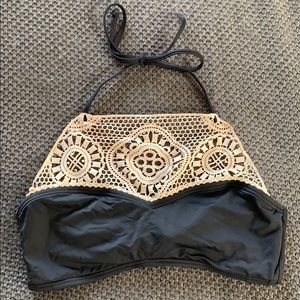 Crochet bikini top